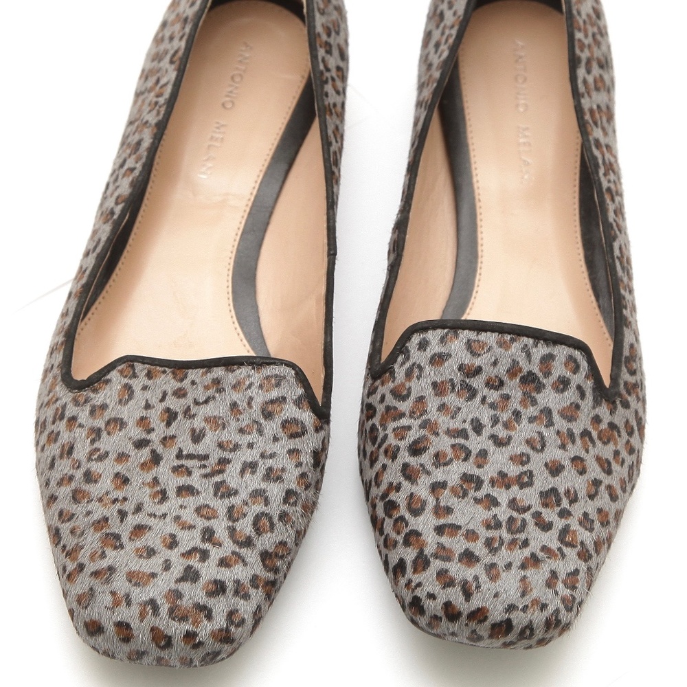 ANTONIO MELANI Loafer Moccasin Animal Print 9.5M - Picture 6 of 9